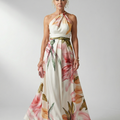 Amiel | Abito Maxi Floreale Leggero