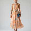 Elin | Abito Midi con Scollo Halter