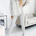 Set di Felpa a Tre Pezzi Casual e Confortevole