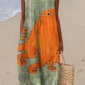 Tess™ - Abito Midi Oceanic