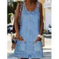 Viola | Abito casual effetto denim
